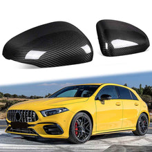 100% Dry Carbon Fiber Mirror Cover Caps Replace for Mercedes A-Class W177 CLA C118 W118 2020-2023 mc158
