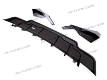 Gloss Black Rear Diffuser Aprons Side Canards for Tesla Model 3 2017-2023 di139