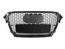 Honeycomb Front Grill Black For AUDI A4 B8.5 S4 2013-2015 2016