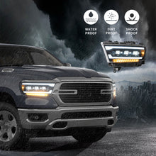 LED Headlight For Dodge Ram 2019-2021 Head Lamps w/ Sequential Indicator