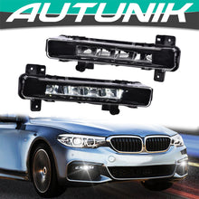 Pair LED DRL Daytime Running Fog Light For BMW 5 Series G30 G31 G38 2017-2020