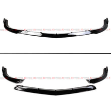 Gloss Black Front Bumper Lip Splitter For Mercedes W204 Coupe & Sedan C250 C300 AMG Sport Bumper 2008-2014
