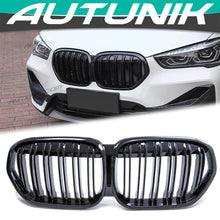Gloss Black Front Kidney Grille for BMW X1 F48 LCI 2020-2022