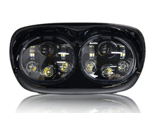 5.75" Dual LED Headlight Projector Fits For Harley Touring Road Glide 1998-2013