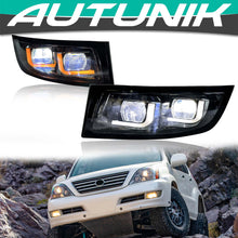 LED Daytime Running Lights Fog Lights Assembly For 2003-2009 Lexus GX470 Left+Right