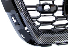 Carbon Fiber Look Front Grill for AUDI A3 8V S3 2017-2020 w/ ACC fg218