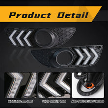 For Mitsubishi Lancer 2008-2013 DRL Daytime Running Fog Light Bezel Turn Signal