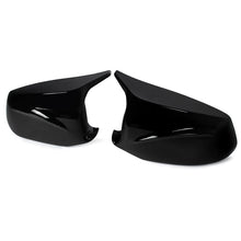 Gloss Black Side Mirror Cover Caps Replacement For BMW 5 Series F10 F11 2011-2013 Pre-LCI