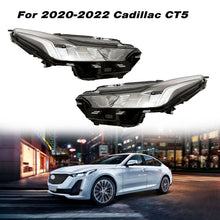 Pair LED Headlight Assembly Front Lamps Left & Right Side For Cadillac CT5 2020-2024