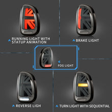 Smoked LED Tail Lights For Mini Cooper Countryman R60 2010-2016