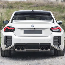 Gloss Black Rear Bumper Side Vent Canards for BMW M2 G87 2023 2024