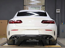Rear Diffuser + Black Exhaust Tips for Mercedes E Class C238 A238 Coupe E300 E400 E450 AMG Pack 2018-2020