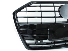 Black Front Grille for Audi A6 C8 S6 2019-2024 No Camera fg265