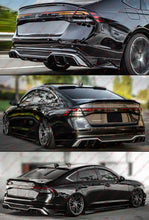 Gloss Black Rear Bumper Diffuser w/ Corner Extensions for Honda Accord 2023 2024