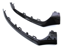 Black Front Lip Splitter Molding Trims For Mercedes W205 C205 C300 C450 C43 AMG 2015-2018