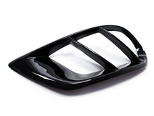 Gloss Black Fog Light Air Duct Vent Covers For 2015-2018 Mercedes Benz W205 C300 C43 AMG