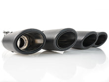 Dual Matte Carbon Exhaust Pipe Tips for Audi A4 A5 A6 A7 Modifications