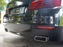 Black/Chrome Exhaust Tips For BMW F10 F11 550i 550d M Sport 2010-2016