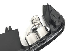 Gloss Black Rear Bumper Diffuser + Exhaust Tips for Audi S5 A5 B9.5 S-line 2020-2024