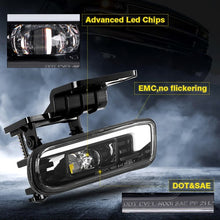 2pcs LED Fog Lights with DRL For 1999-2002 Chevy Silverado, 2000-2006 Suburban & Tahoe (Excludes Z71)