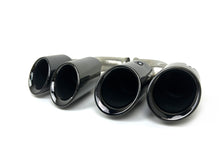 Sporty Exhaust Tips Black For Porsche Cayenne V6 V8 2011-2014 Short Pipe