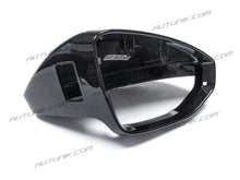 Replacement Gloss Black Mirror Covers for 2019+ Audi A6 S6 A7 S7 RS6 RS7 C8 With Lane Assist
