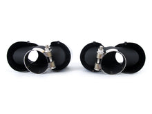 Pair For 2020+ Land Rover Defender 90 110 3.0L 2.0L Exhaust Pipes Muffler Tips Gloss Black