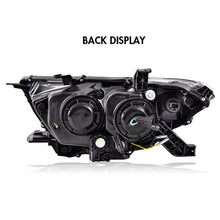 Red Demon Eye LED Headlights For Toyota Highlander 2012-2014 Front Lamp Assembly