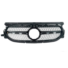 Chrome/Black Diamond Grille For Mercedes GLA H247 GLA250 GLA200 2021-2024