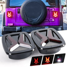 2x LED Tail Lights For Jeep Wrangler TJ CJ YJ Reverse Stop Turn Smoked Lamps DOT