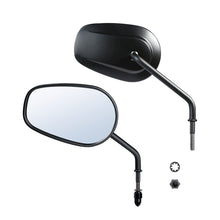 Matte Black Rear View Mirrors for Harley Davidson 1982+ Sportster, Softail, Dyna, Touring