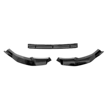 Gloss Black Front Bumper Lip Spoiler Splitter For Audi A5 S-line Sportback 2021-2024