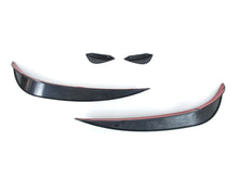 Glossy Black Front Bumper Canards Set for VW Golf MK6 GTI 2008-2012