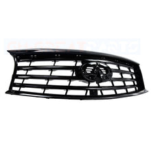 Front Upper Grille Gloss Black for 2014-2017 INFINITI QX70
