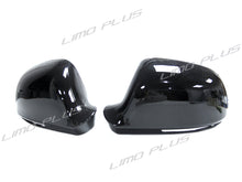 Gloss Black Mirror Cover Caps for Audi A3 8P A4 B8 A5 A6 C6 Q3 (No Side Assist)