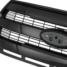 For 2015-2017 Ford F150 F-150 Front Upper Grille Grill W/O Camera Glossy Black