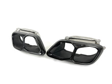 Pair Exhaust Tips Gloss Black for BMW X5 G05 X6 G06 X7 G07 M Sport 2019–2025