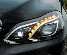 Left+Right LED Headlights DRL Assembly for Mercedes Benz E-Class W212 2014-2016