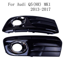 Front Fog Light Cover Grille + Chrome Ring For AUDI Q5 NON-Sline 2013-2017