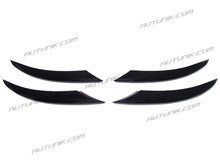 4pcs Gloss Black Fog Light Cover Trims For Mercedes C-class W205 Sedan/Coupe AMG 2019-2021
