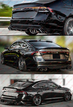 Full Black Rear Bumper Diffuser + Exhaust Tips + Corner Extensions fit for Honda Accord 2023-2025