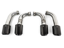 3-Layer Gloss Black Exhaust Tips (Set of 4) for Porsche Cayenne S / GTS / Turbo / Turbo S 2015-2018