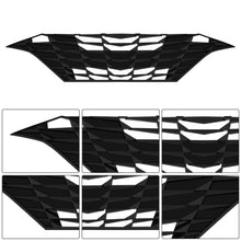 Gloss Black Front Bumper Grill For 2021-2022 Hyundai Elantra W/O ACC&Sensor Covers