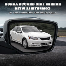 5Pin Left+Right White Mirror Side Heated Foldaway For Honda Accord Coupe 2008-2011 2012