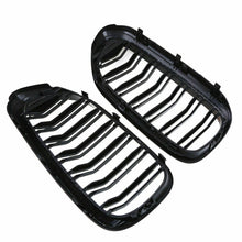 Gloss Black Dual Slat Kidney Bumper Grille Grill For BMW 5 series G30 G31 2017-2020 Pre-LCI