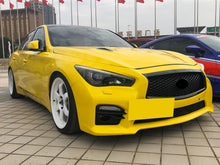 Gloss Black Front Bumper Grill Honeycomb for Infiniti Q50 2014-2017