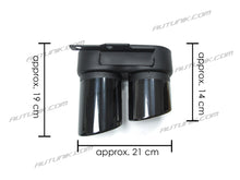 Gloss Black Rear Diffuser & Exhaust Tips for Audi A7 C8 S-line 2019-2024 di85