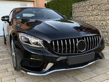 Front Bumper Grill For Mercedes W217 C217 S500 S550 2015-2017