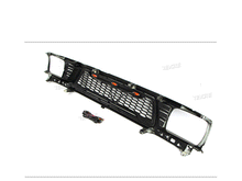Black Front Bumper Upper Grille W/Led Light Fit For Toyota Tacoma 1995-1997