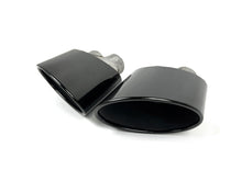 RS Style Gloss Black Twin Exhaust Tips For Audi S3 S4 S5 S6 Muffler Upgrade